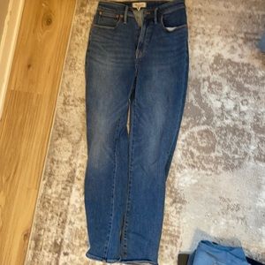 Madewell straight curvy jeans